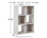 Paxberry organizer with dimension diagram