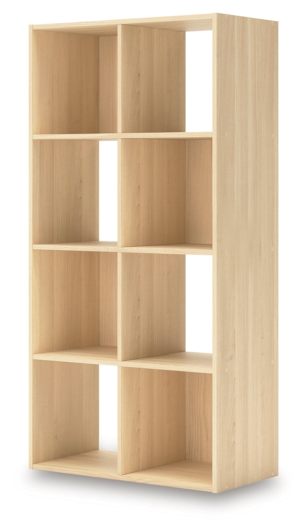 Piperton Eight Cube Organizer alternate angle showing wood grain