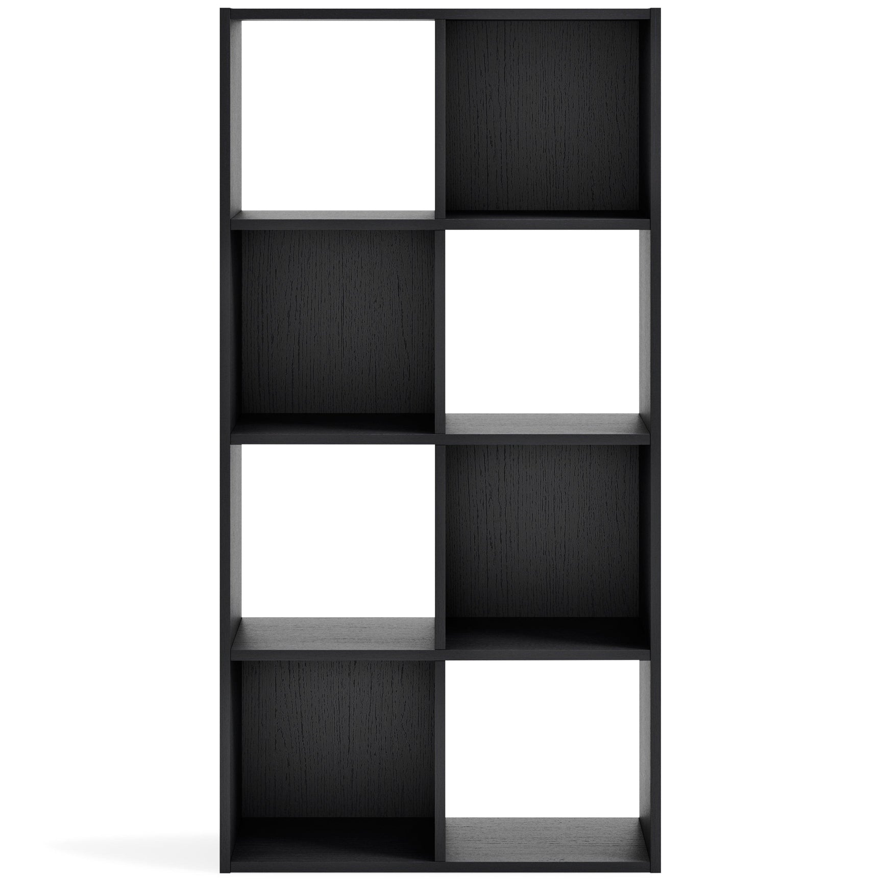 Langdrew Black Eight Cube Organizer - Ella Furniture