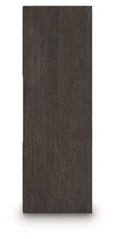 Piperton Charcoal Nine-Cube Organizer side view