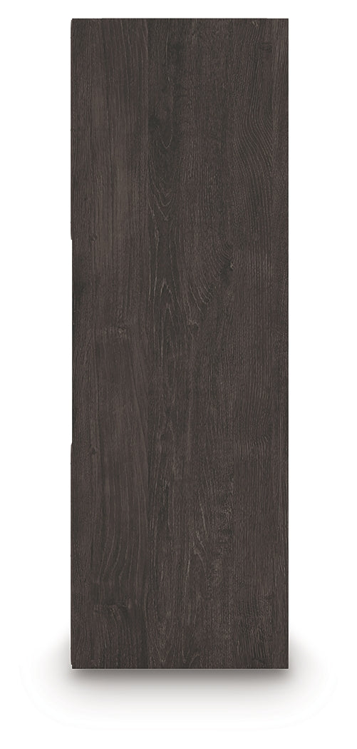 Piperton Charcoal Nine-Cube Organizer side view