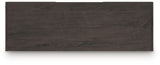Piperton Charcoal Nine-Cube Organizer top view