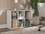 Onita White Six-Cube Organizer angled overview
