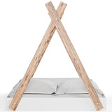 Piperton Bed back view