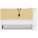 Piperton White Twin Bookcase Storage Bed - Ella Furniture