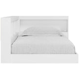 Piperton White Twin Bookcase Storage Bed - Ella Furniture