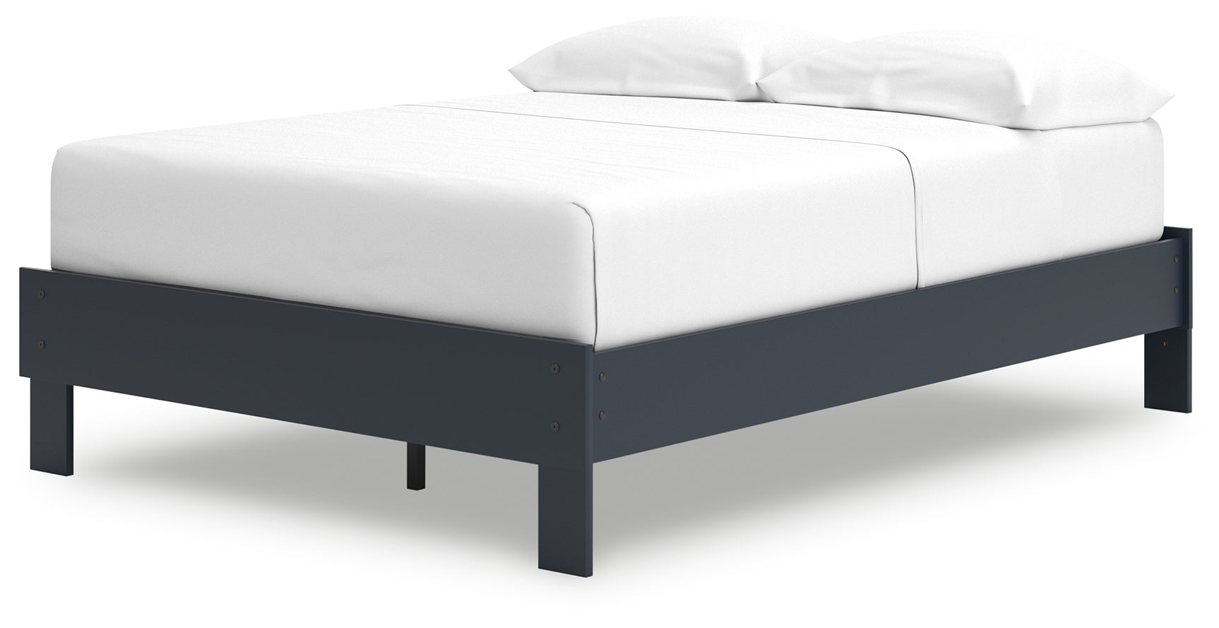 Simmenfort Full Platform Bed side close-up