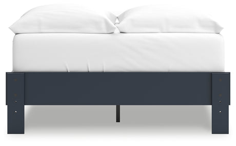 Simmenfort Full Platform Bed assembly detail