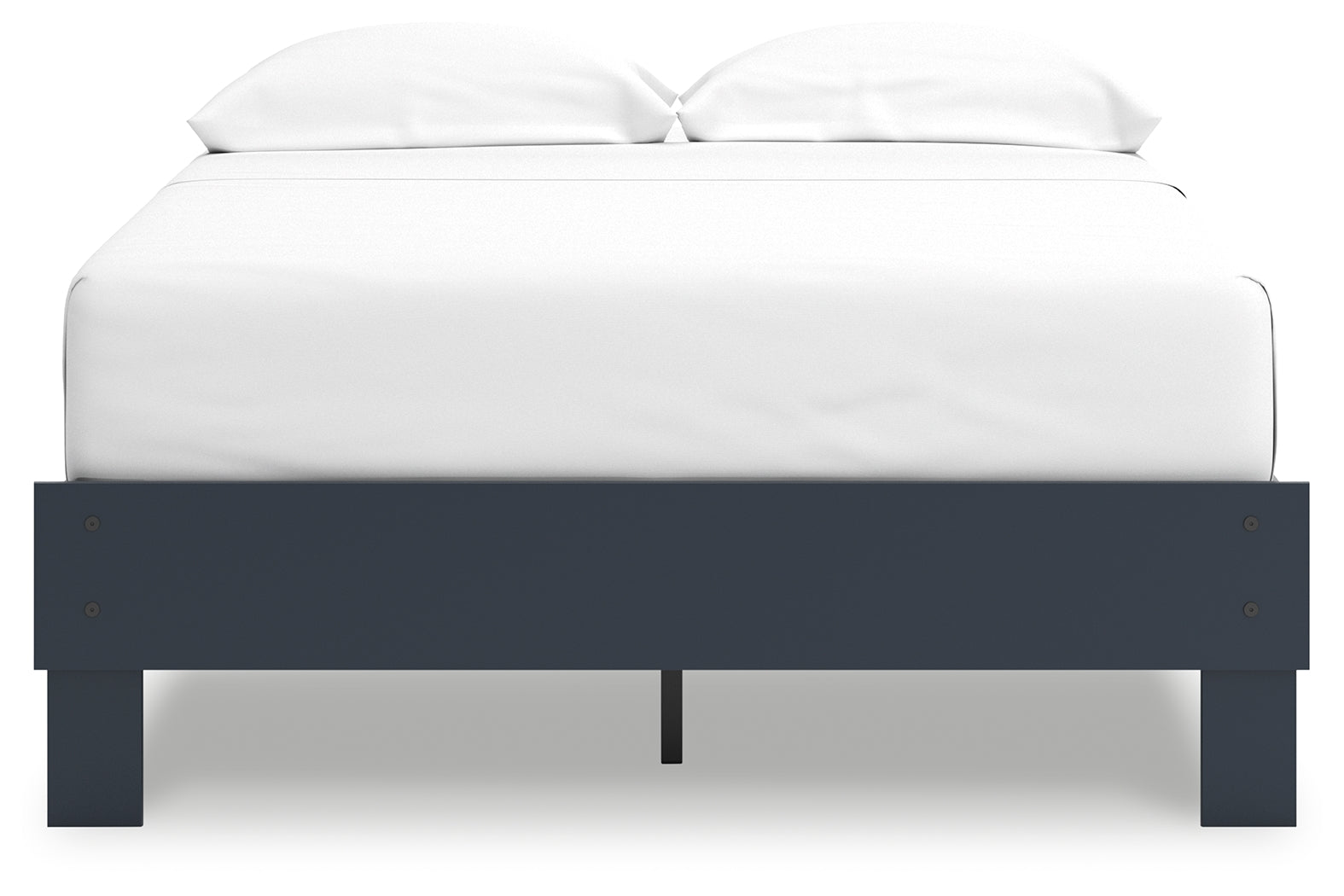 Simmenfort Full Platform Bed complete bed angle
