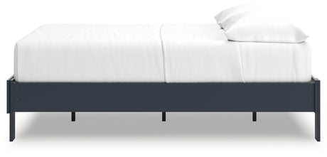 Simmenfort Full Platform Bed side perspective