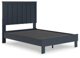Simmenfort Full Platform Bed headboard close-up