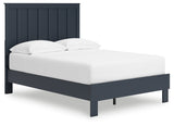 Simmenfort Full Platform Bed side angle