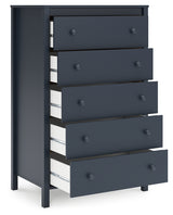 Simmenfort chest of drawers drawer open view