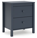 Simmenfort Nightstand angled view showing drawers