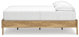 Side view of Bermacy Full Platform Bed frame
