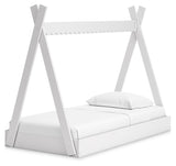 Hallityn White Twin Tent Bed alternate angle