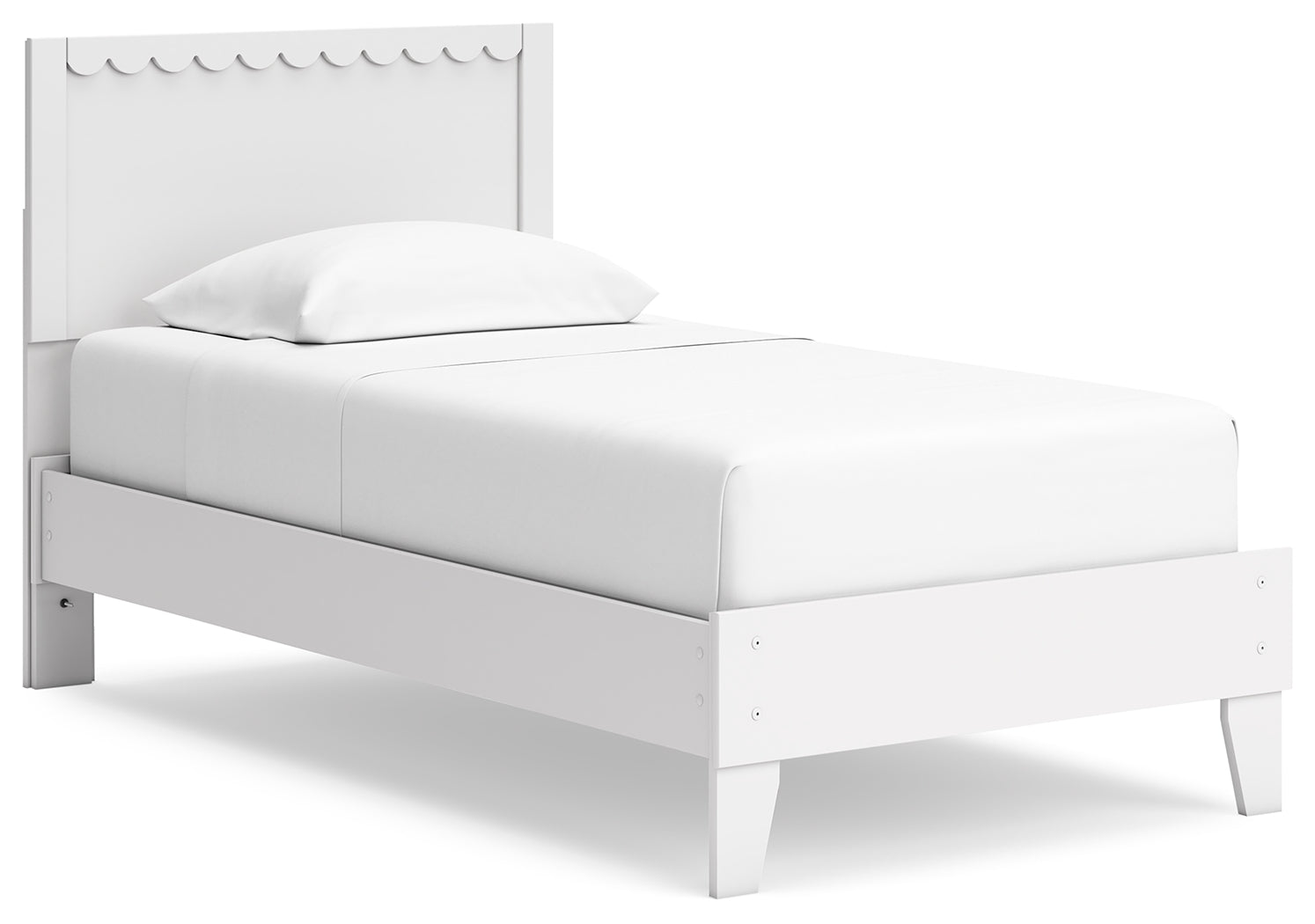 Hallityn Twin Platform Bed angled side view