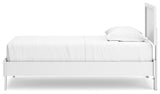 Hallityn Platform Bed side alternate angle
