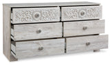 Paxberry dresser profile showcasing whitewashed finish