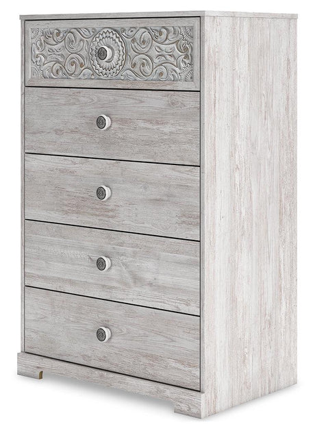 Paxberry Chest Of Drawers angled alternate view