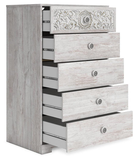 Paxberry Chest Of Drawers open drawer