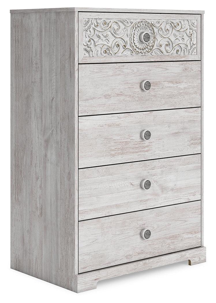 Paxberry Chest Of Drawers side view