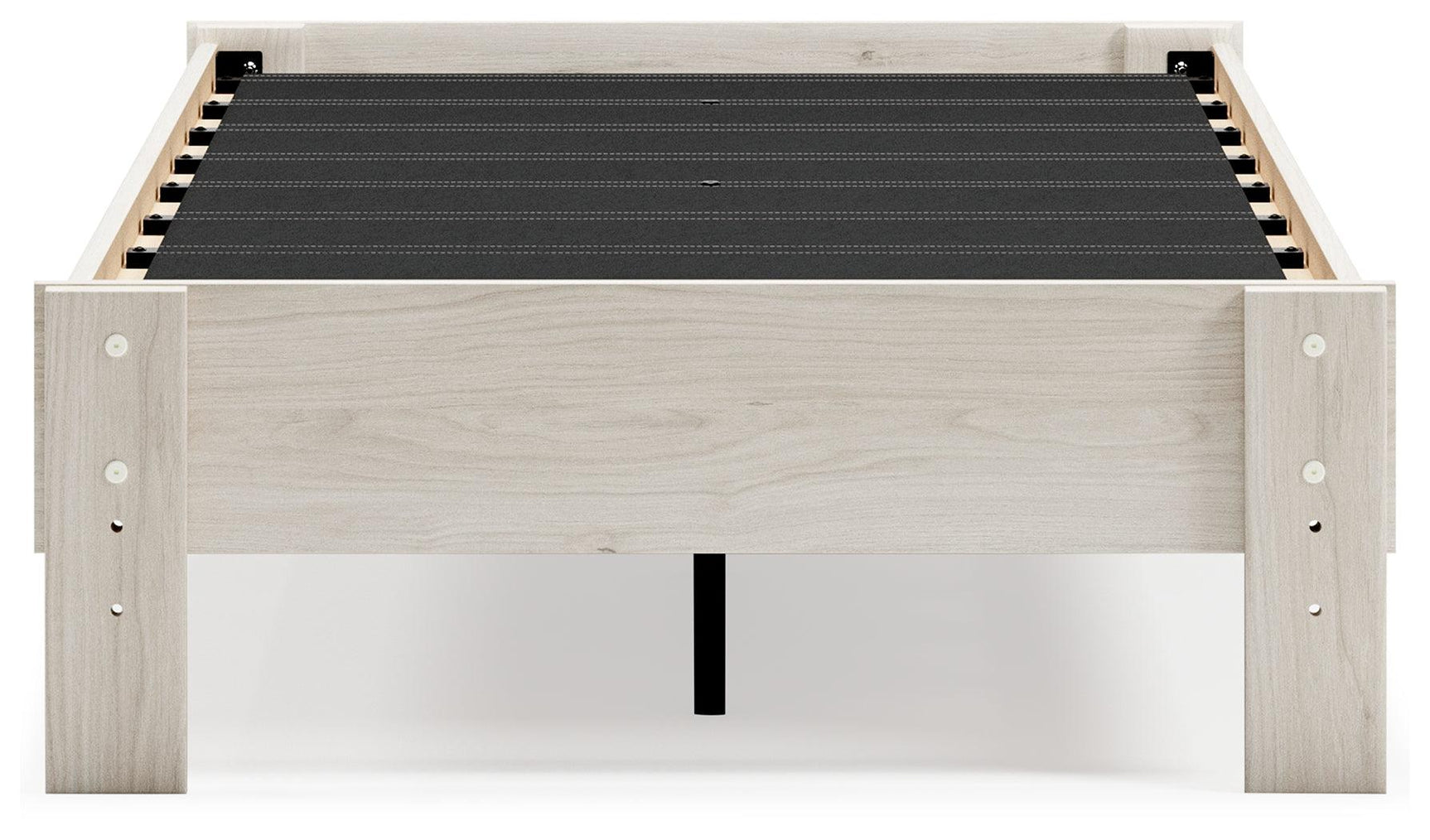 Socalle Light Natural Twin Platform Bed alternate side view