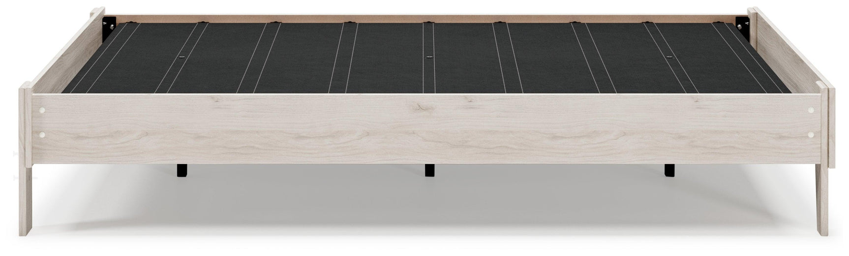 Socalle Light Natural Queen Platform Bed side profile