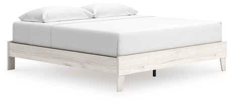 Socalle King Platform Bed angled view