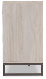 Socalle dresser side view emphasizing depth and finish