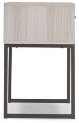 Socalle Light Natural Nightstand side profile view