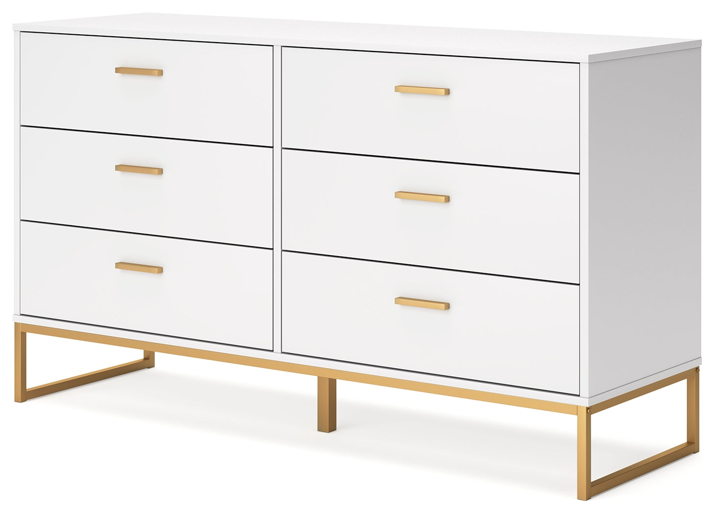 Socalle Two-Tone Dresser angled side view