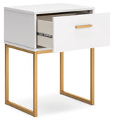 Socalle Nightstand open drawer view