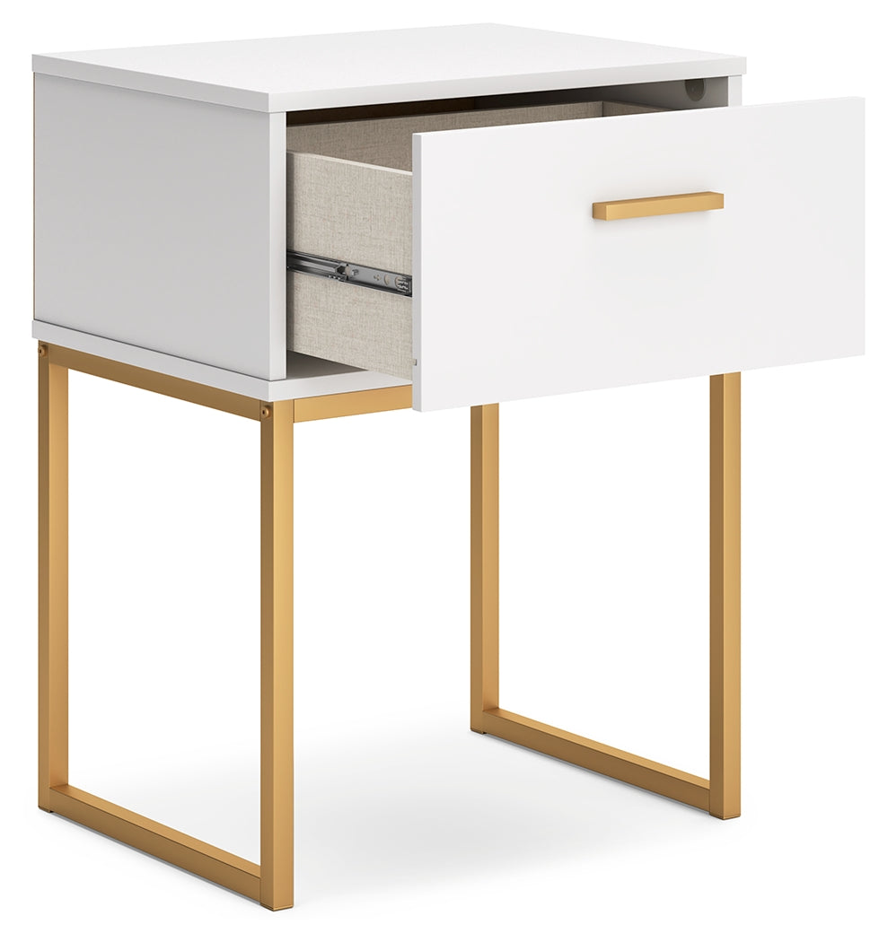 Socalle Nightstand open drawer view