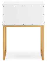 Socalle Nightstand back view showing construction