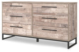 Neilsville Whitewash Casual Dresser alternate angle