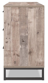 Neilsville Whitewash Casual Dresser side alternate angle