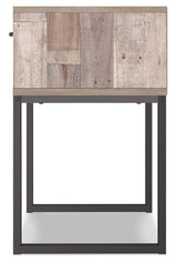 Neilsville Whitewash Nightstand alt front angle