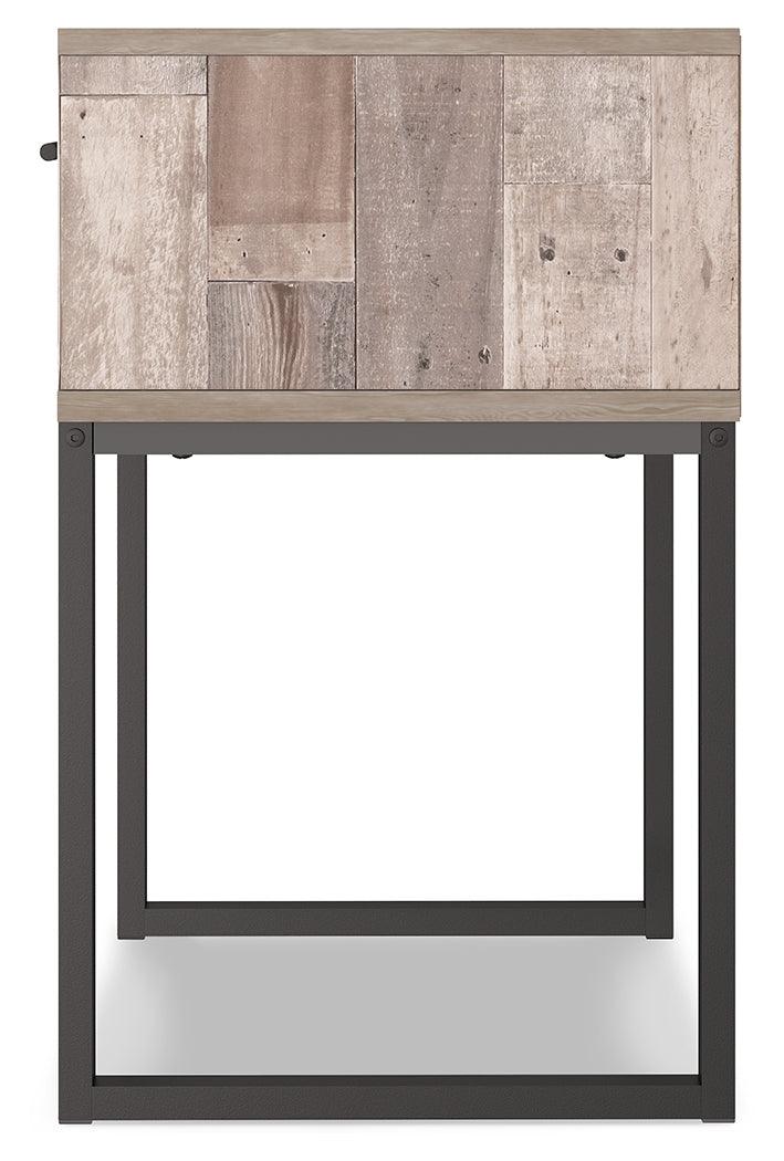 Neilsville Whitewash Nightstand alt front angle