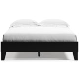 Finch Black Queen Platform Bed, alternate angle