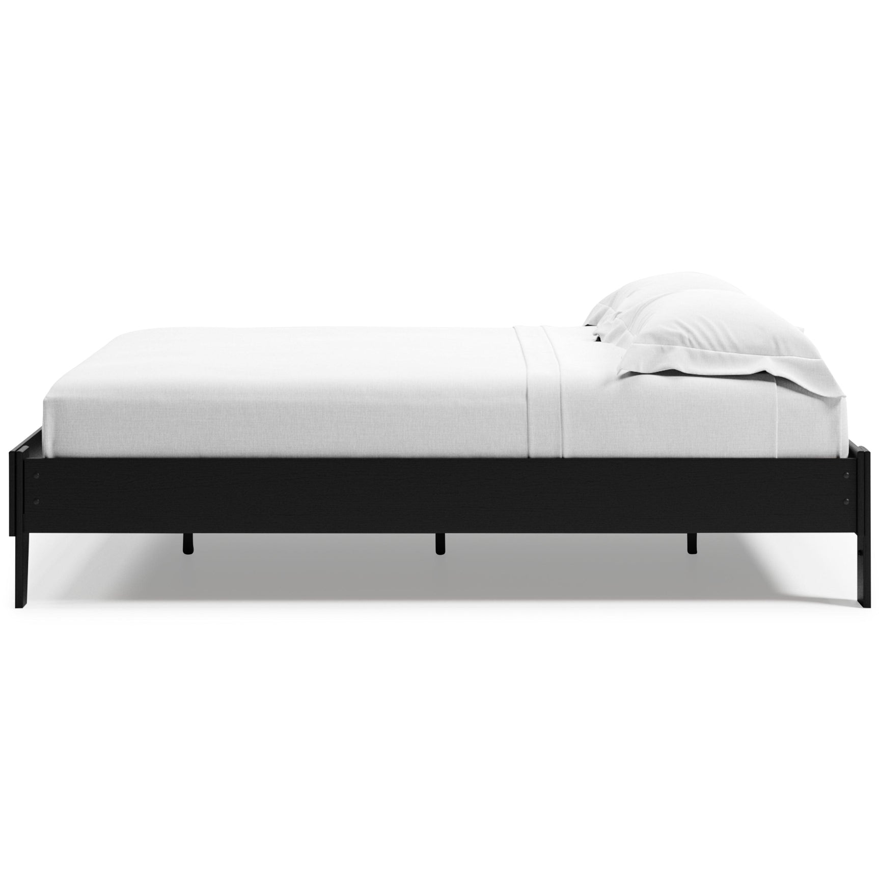 Finch Black Queen Platform Bed, packaging detail