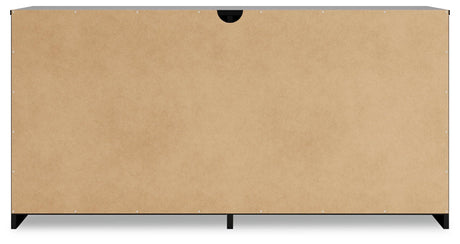 Finch Black Dresser side alternate angle