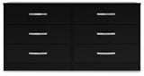 Finch Black Dresser alternate angled view