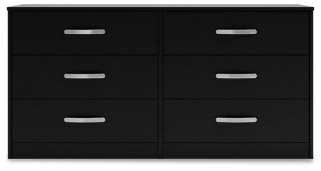 Finch Black Dresser alternate angled view