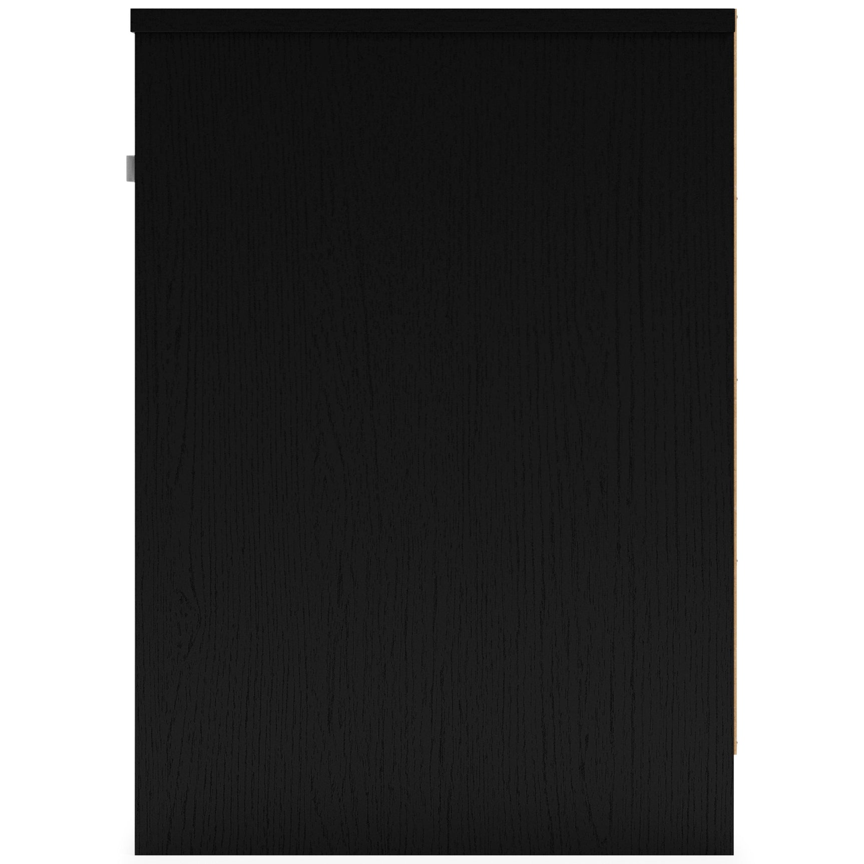 Alternate side angle of Finch Black Nightstand