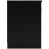 Side profile of Finch Black Nightstand