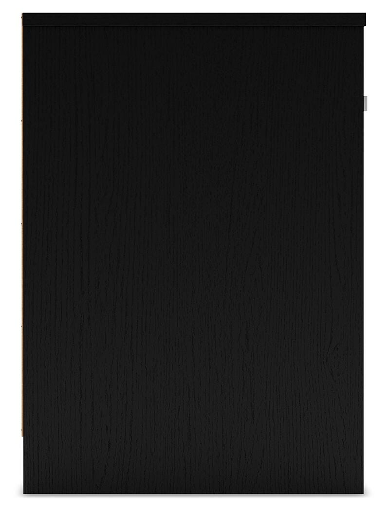 Finch Black Nightstand view 7