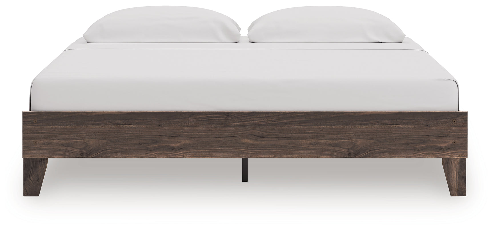 Head-on view of Calverson King Platform Bed