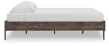 Side view of Calverson King Platform Bed