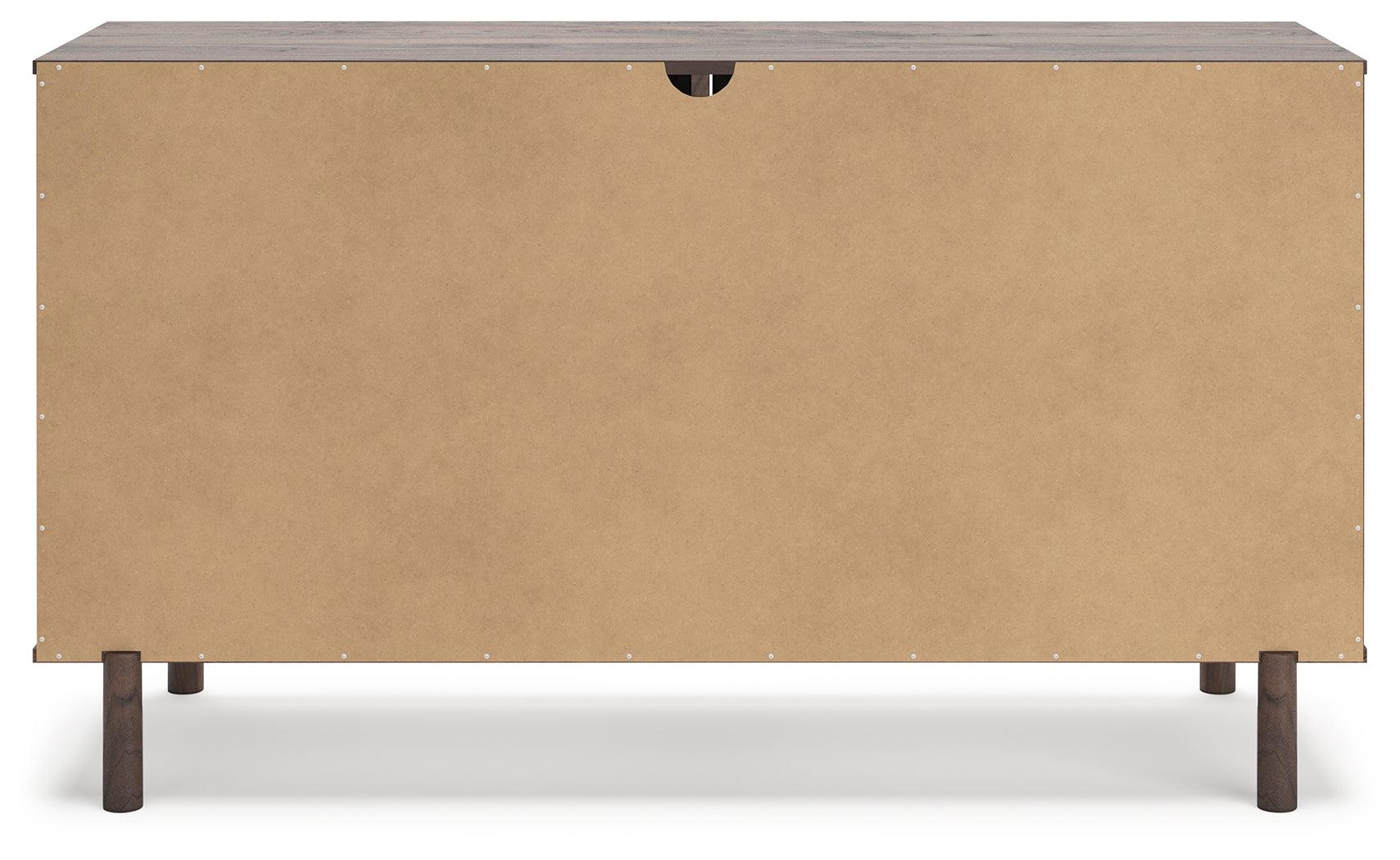 Calverson Mocha Dresser alternate side profile